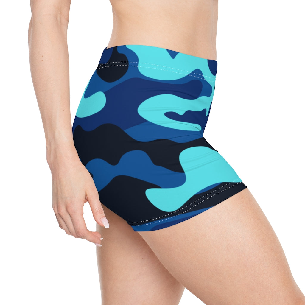 Dark Blue Camo Shorts